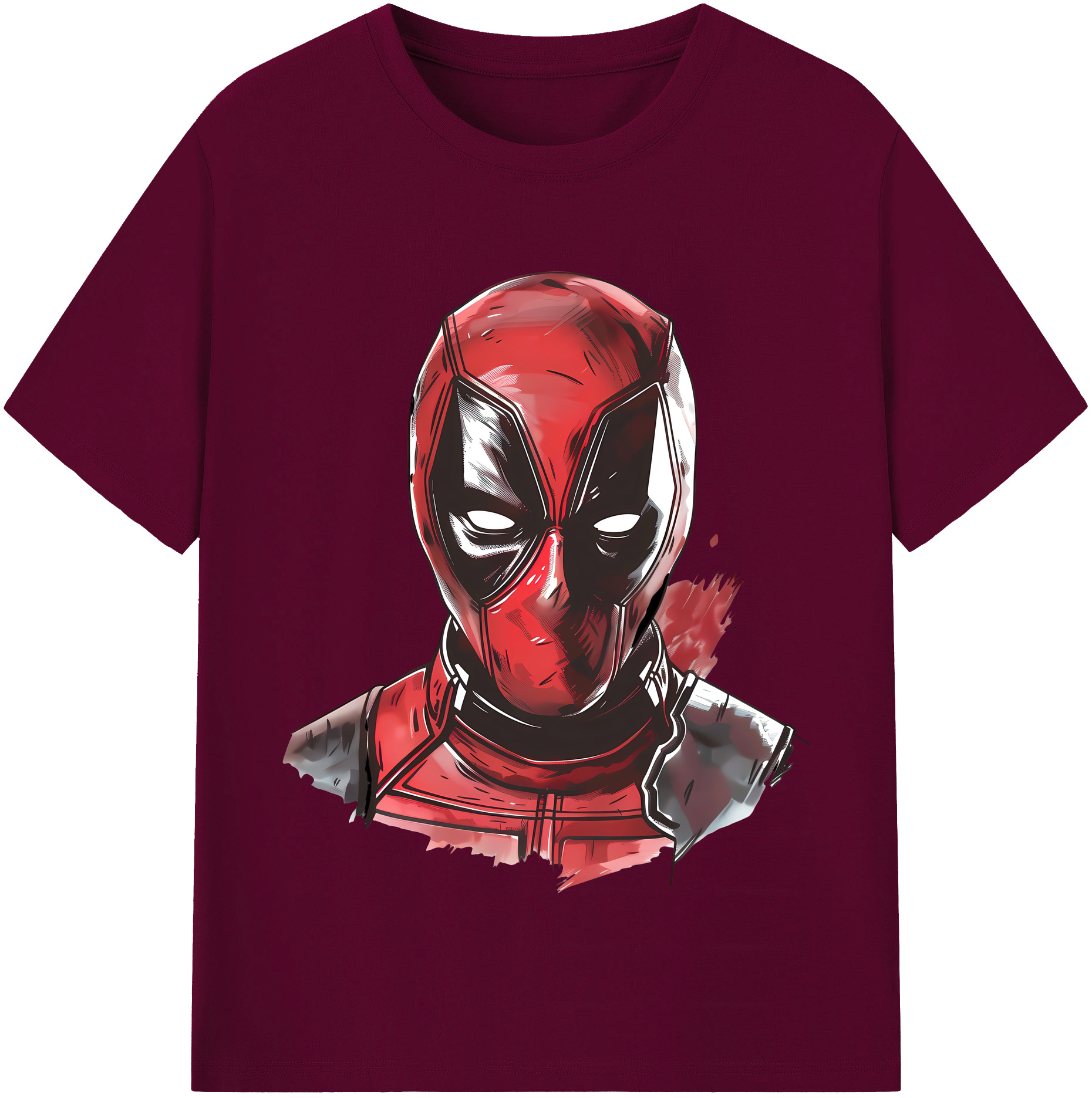 （画像用） Deadpool デッドプール レディースカジュアルプリントTシャツ（綿100％）
